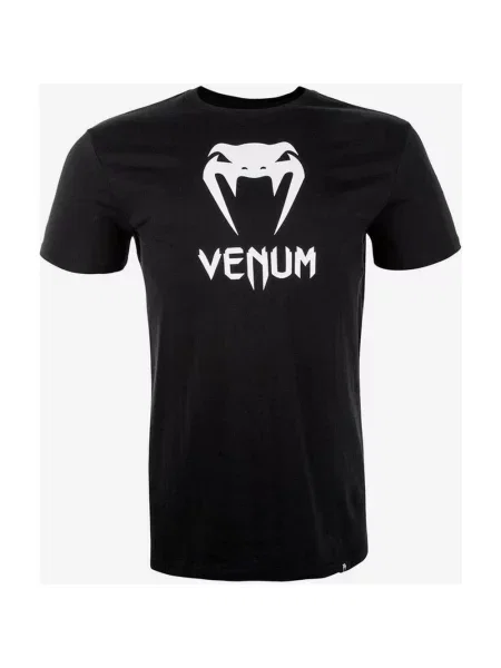 Koszulka Venum Classic z krótkim rękawem czarno-biała XL biała