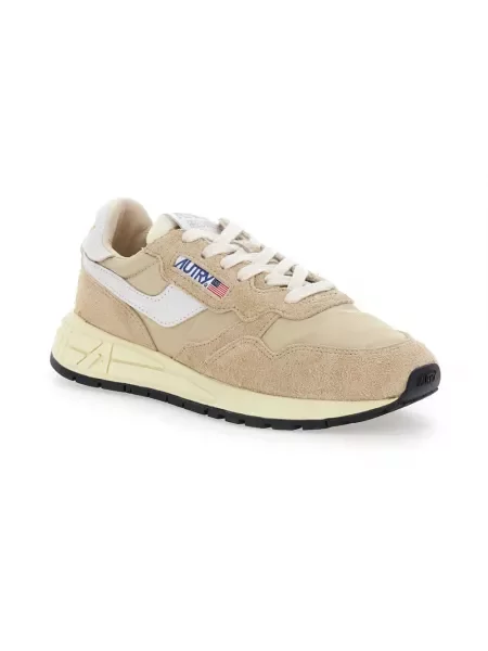 Sneakersy Autry brązowe