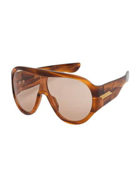 Bottega Veneta okulary przeciwsłoneczne brązowe