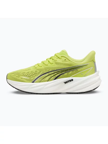 Încălțăminte de alergare pentru femei Puma Velocity Nitro 5 sunny lime/puma black negru
