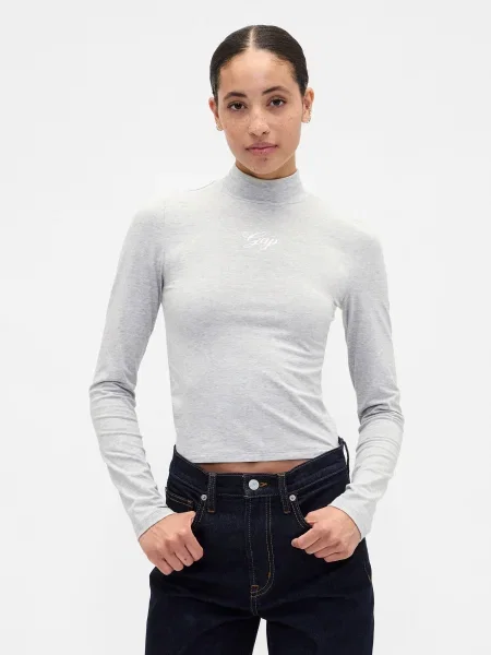 Tricou Gap scurt gri