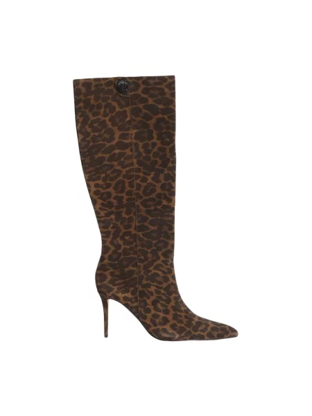 Botki Kurt Geiger skórzane brązowe