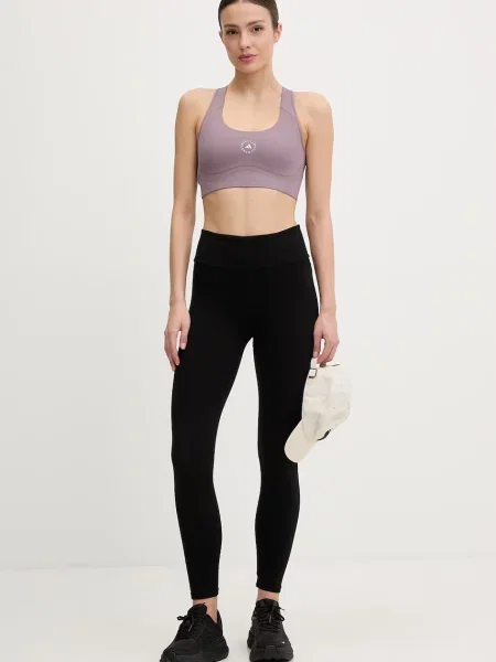 Adidas by Stella McCartney sportovní podprsenka fialová