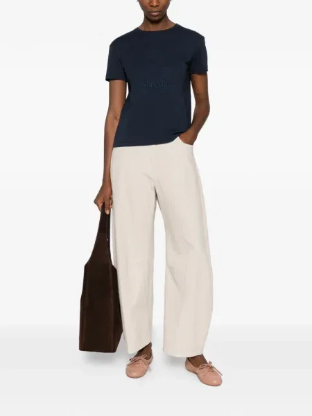 Tricou 's Max Mara cu broderie albastru