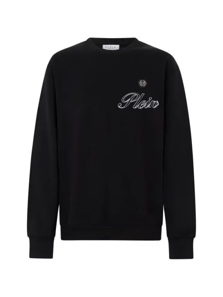 Hanorac crewneck Philipp Plein negru