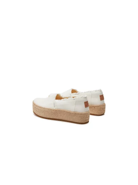 Espadrilky Toms Valencia bílá