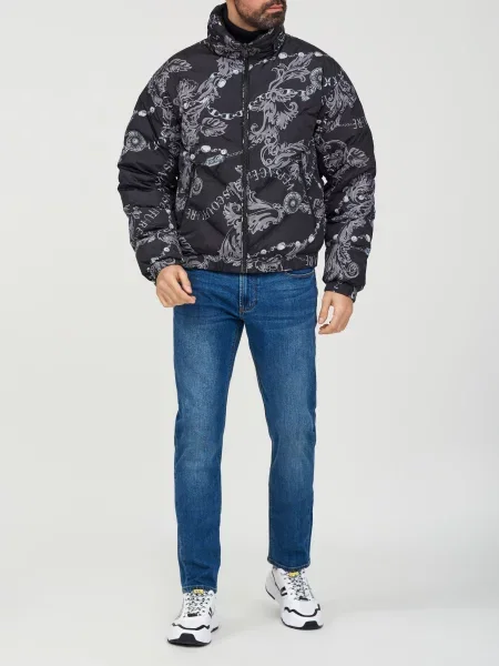 Пуховик Versace Jeans Couture черный