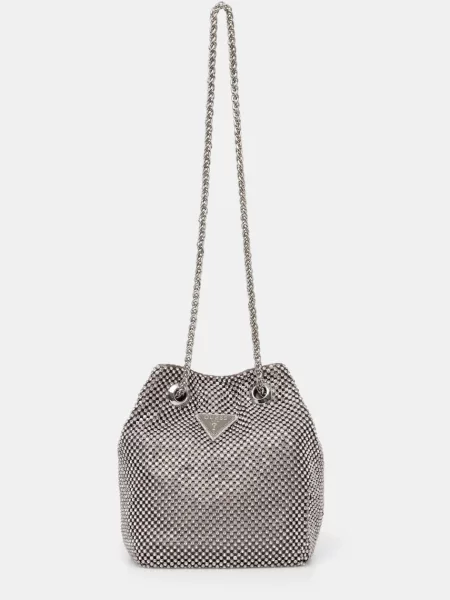 Kabelka Guess ZALINA stříbrná