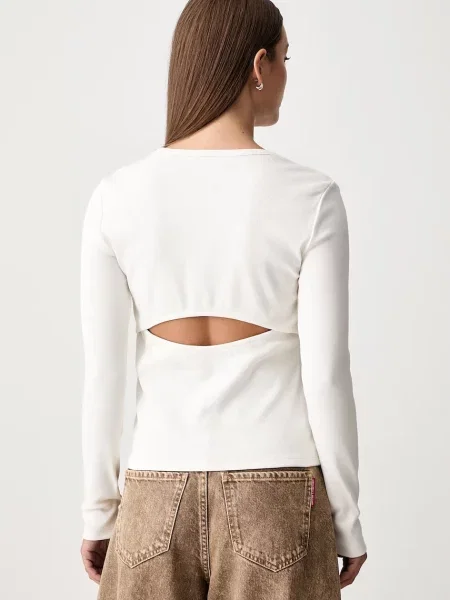 Calvin Klein Jeans longsleeve z beżowa