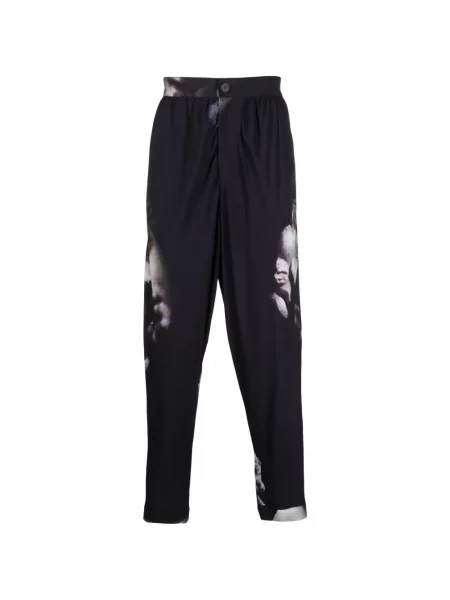 Pantaloni Tessitura Body Couture cu imagine negru