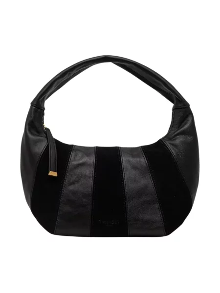 Twinset torebka hobo skórzana czarna