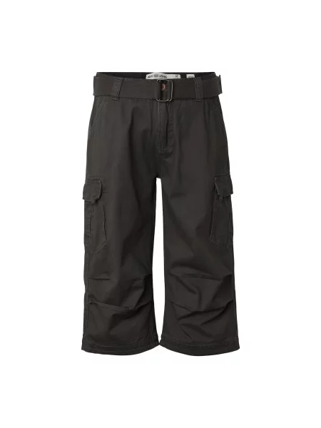 INDICODE JEANS Pantaloni cu Colos' negru