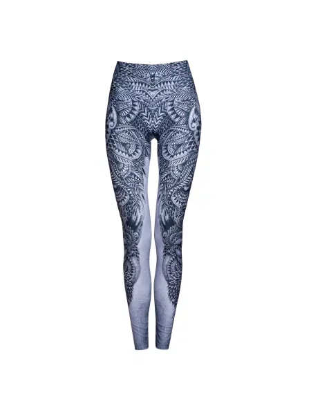 Legginsy sportowe DEEP TRIP Totem szare