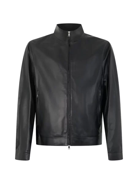 Gulerat geanta de piele Paul & Shark negru