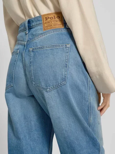 Polo Ralph Lauren Jeansy Mom Fit niebieski