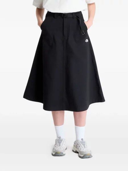 Cu centură fustă The North Face în linie A negru