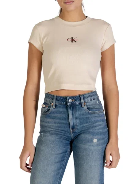 Tricou Calvin Klein bej