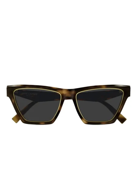 Ochelari de soare Saint Laurent Eyewear cu imagine maro