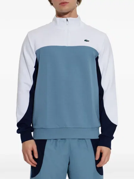 Hanorac cu fermoar Lacoste albastru