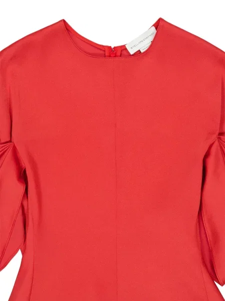 Bluză Stella Mccartney drapată roșu