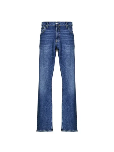 Blugi drepți Calvin Klein Jeans albastru