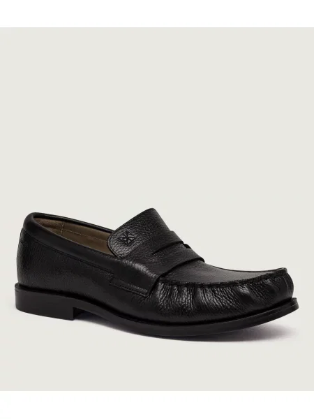Calvin Klein De piele pantofi loafer Ess negru