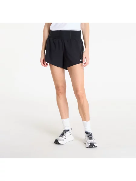 Pantaloni scurți Nike ACG Dri-FIT Mid-Rise Brief-Lined Trail Running Shorts Black/ Black/ Summit White S alb