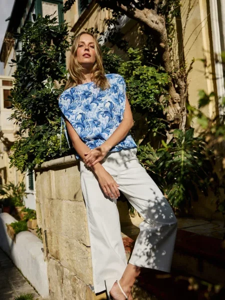 Tricou Marisse albastru