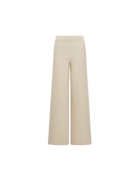 Spodnie Dior z kaszmiru dwustronne beżowe