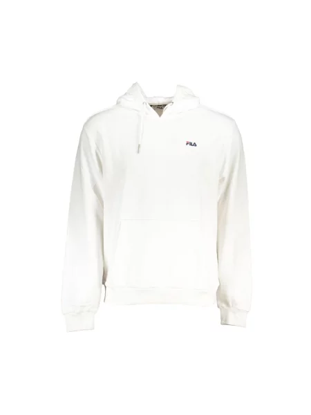Bluza z kapturem Fila z kapturem elegancka biała