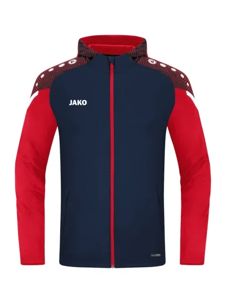 JAKO Geacă sport bleumarin / roși aprins / alb roșu