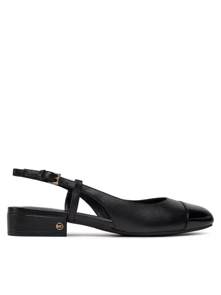 Sandale MICHAEL Michael Kors Perla Flex Sling Flat negru