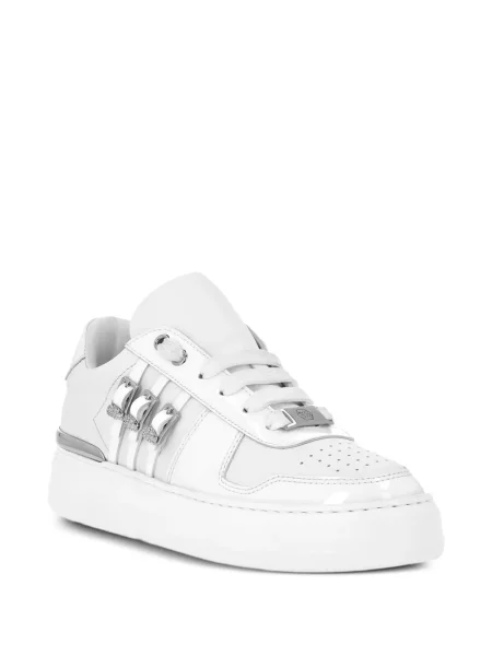 Sneakerși Philipp Plein de cristal alb