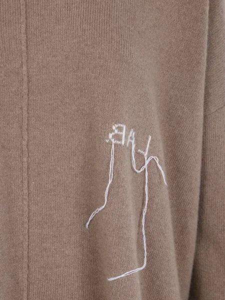 Pulover Laboratorio Capri cu broderie maro