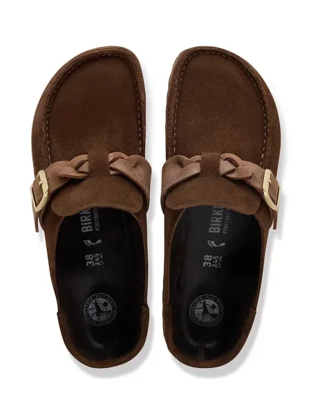 Замшевые шлепанцы Birkenstock