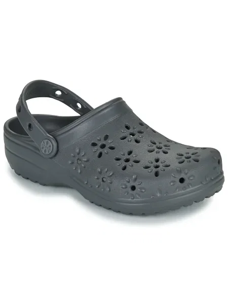 Pantofi Crocs cu model floral clasici negru