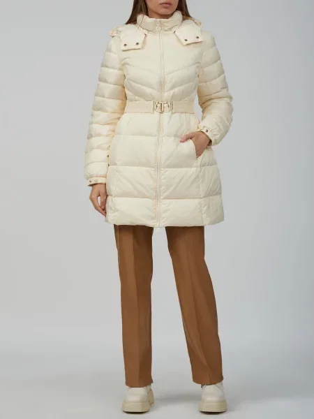 Пуховик Twinset бежевий