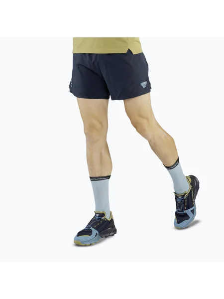 Pantaloni scurți de alergare pentru bărbați DYNAFIT Sky blueberry storm blue albastru