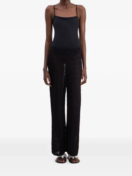 Pantaloni Loulou De Saison negru