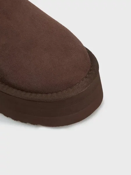 Кожаные сапоги Prpy коричневые