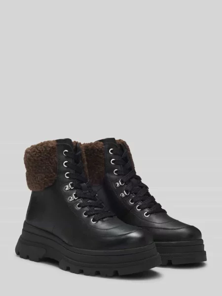 Buty ze skóry naturalnej model ‘FOSTER’ Boss czarne