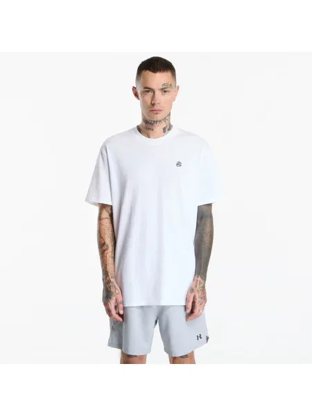 Tricou Under Armour Curry LC Logo Tee White M alb