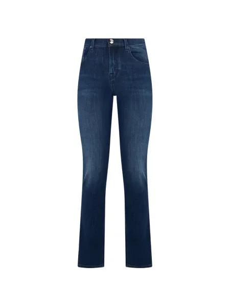 Blugi skinny Moorer cu 5 buzunare skinny fit albastru