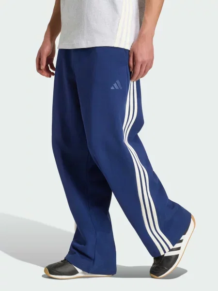 Повседневные брюки Adidas в полоску синие