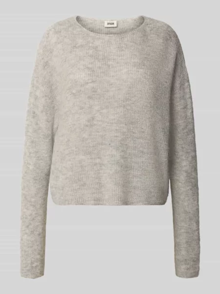 Sweter z dzianiny z mieszanki wełny z alpaki model ‘IMENY’ Drykorn