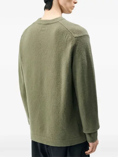 Πουλόβερ C.p. Company από μαλλί merino με αυτόγραφο πράσινο