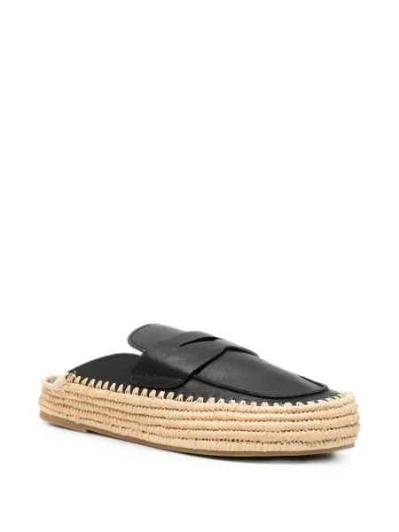 Papuci tip mules Paloma Barcelo din piele negru