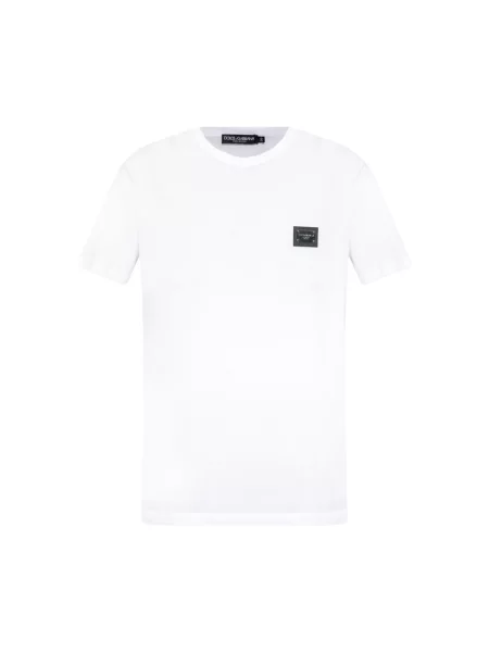 Koszulka Dolce And Gabbana z logo biała