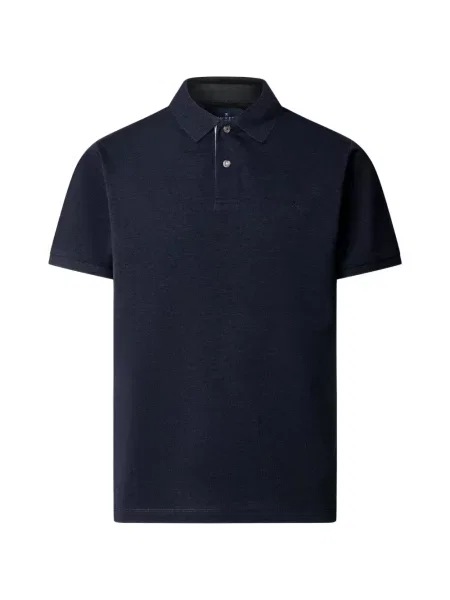 Tricou polo Hackett London în carouri albastru