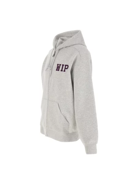 Bluza z kapturem Carhartt Wip z kapturem szara